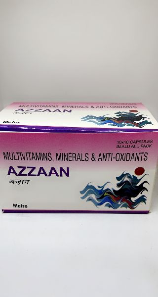 Azzaan Multivitamins Capsules  ( Multivitamins , Minierals & Anti- Oxidents )