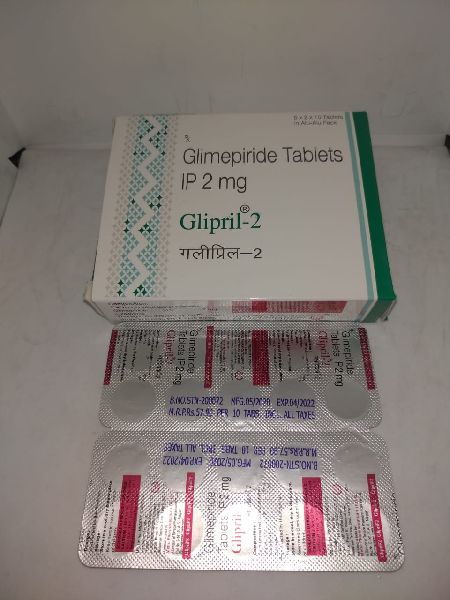 Glipril -2  ( Glimepiride 2 mg Tablets  )
