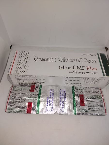 Glipril -MF Plus   ( Glimepiride  c Metformin HCL Tablets )