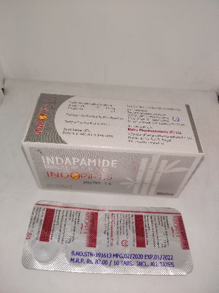 Indopil - 1.5   (  Indapamide  1.5 mg Tablets  )