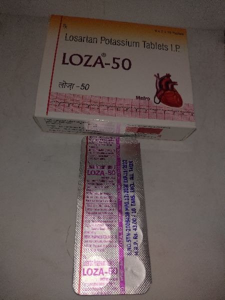 LOZA - 50  ( Losartan  potassium 50 mg tablets )