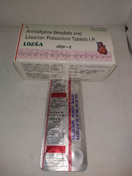 LOZA - A  (  Amlodipine Besylate and Losartan Potassium 50 mg Tablets )