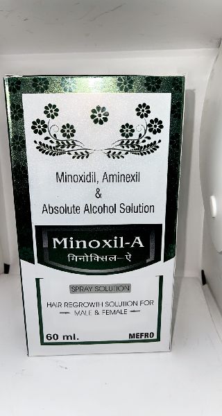Minoxil - A  ( Minoxidil ,Aminexil & Absolute  Alcohol Spray Solution  )