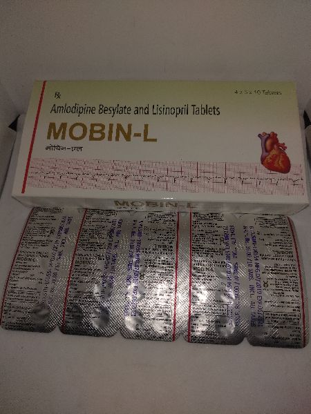 Mobin - L  ( Amlodipine  Besylate and  Lisinopril Tablets )