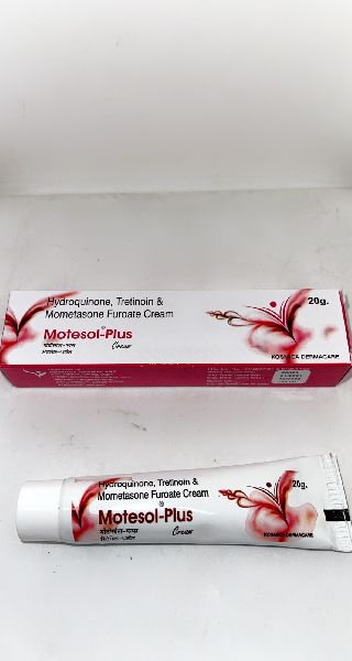 Motesol - Plus Cream  ( Hydroquione Tretinoin & Mometason Furoat Cream )