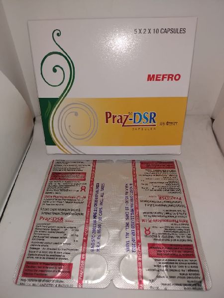 Mefro pharma Praz - DSR Capsules, Packaging Type : Blister Pack