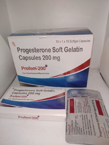 Profem - 200  (  Progestrone Soft gelatin Capsule )