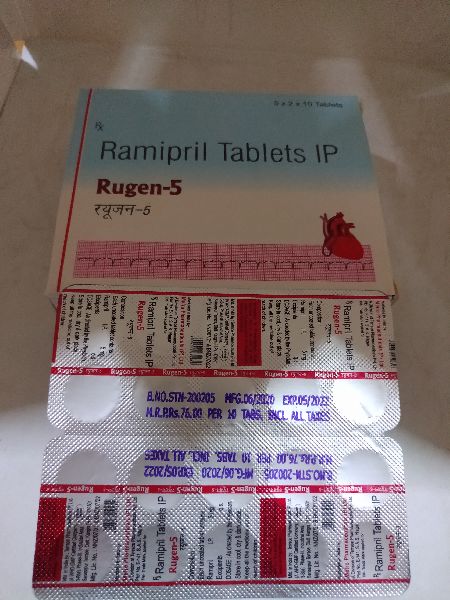 Rugen - 5 MG tablets, Packaging Type : Paper Box