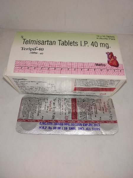 Teripil - 40 mg   ( Telmisartan Tablets 40 mg )