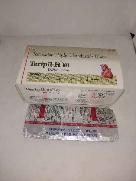 Teripil - H 80   (  Telmisartan   C  Hydrochlorothiazide Tablets  )