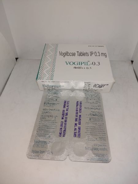 Vogipil  - 0.3  (  Voglibose  Tablets 0.3 mg Tablets )