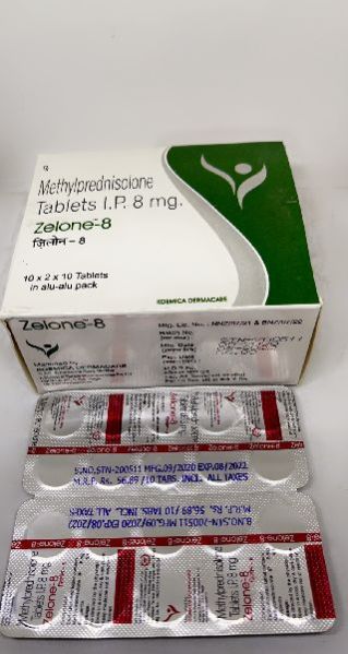 Zelone - 8 Mg Tablet ( Methylprednisolone Tablet - 8 Mg )