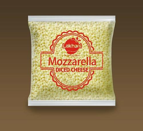 Lakhani mozzarella diced cheese, Packaging Type : Packet
