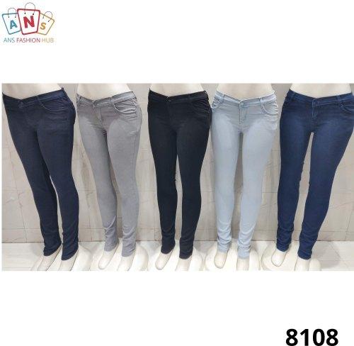 Lesson Silky Baby Girl Jeans, Color : BLACK BLUE HARD ICE GREY