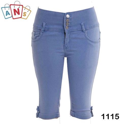 Plain Womens Capri, Size : 26-38