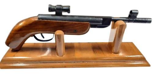Wooden Iron Antique Air Gun