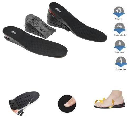 Height Increasing Insole, Color : Black