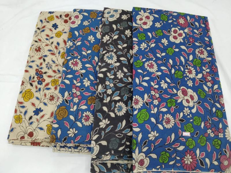 Kalamkari rayon printed fabric, Feature : Anti-Wrinkle, Easily Washable