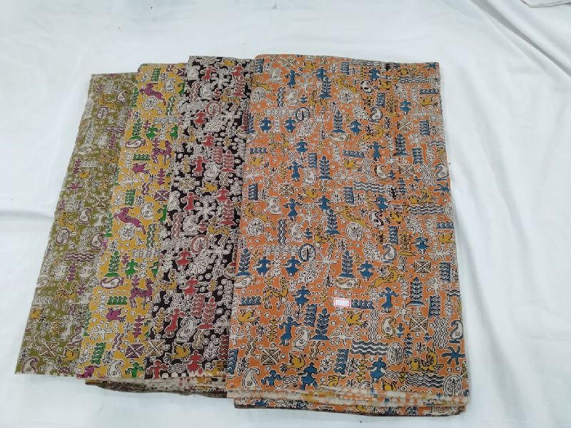  kalamkari screen reyon fabric, Occasion : Ethnic Wear