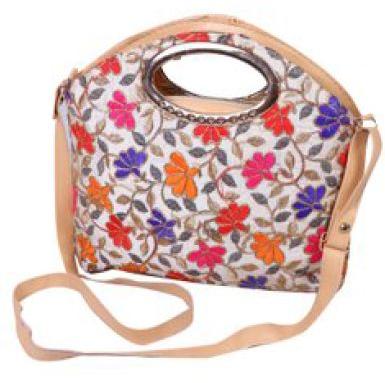 Embroidered Ladies Fancy Purse, Size : Standard