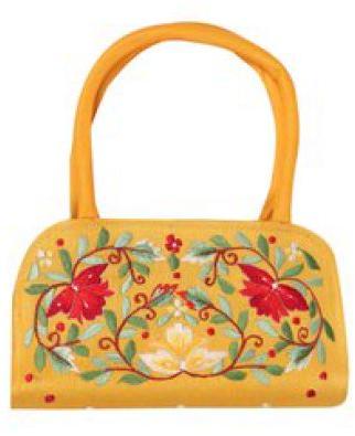 Dhupian Embroidery Hand Bag, Style : Handled