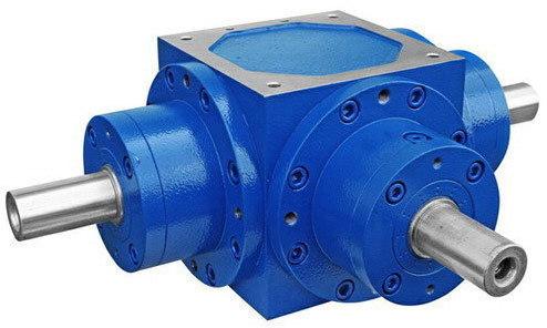 Mild Steel Polished Spiral Bevel Gearbox, Style : Horizontal