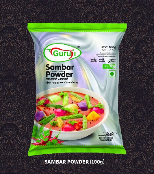 Raw Organic sambar powder, for Cooking, Spices, Food Medicine, Certification : FSSAI Certified