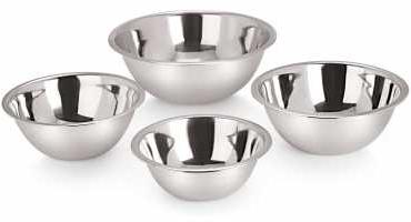 Stainless Steel Deep Mixing Bowls, Bowl Size : 14 TO 34 CM