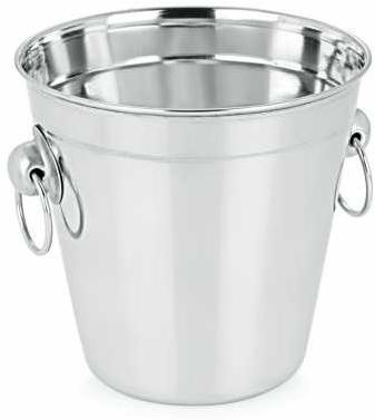 Stainless Steel Ice Bucket With Ring Handle