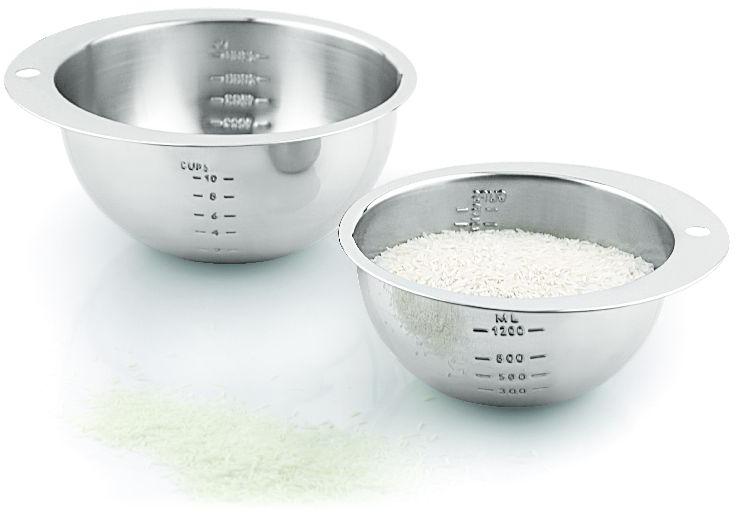 Coated Stainless Steel Measuring Bowl, Technics : Machine Made