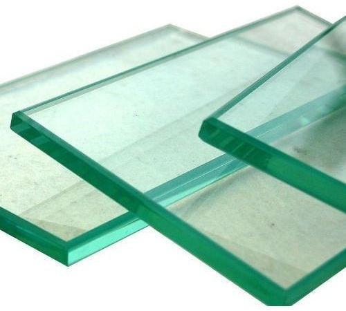 Rectangle Tempered Safety Glass, Color : Transparent