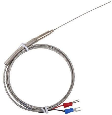 Stainless Steel Sheathed Thermocouple, Color : Silver
