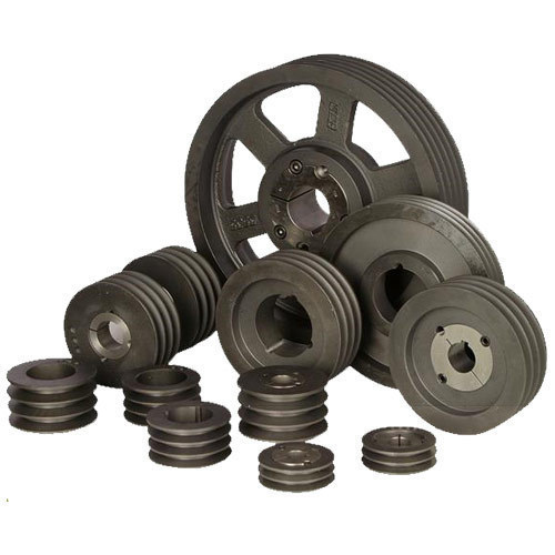 Rubber V Belt Pulleys, for Industrial, Feature : Maintenance Free, Rugged, Strong Friction Resistance