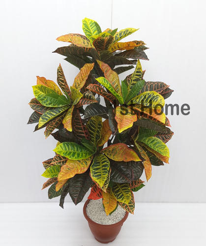 Plastic Artificial Croton Plant, Size : 4-5 Feet