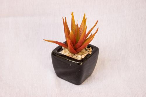 Artificial Potted Plants, Color : Black