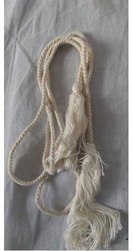  Cotton Cord Tassel, Color : White