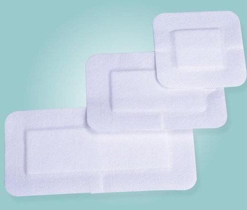 Square Dressing Cotton Pad, Color : White