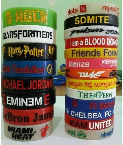 Printed Silicone Wristband