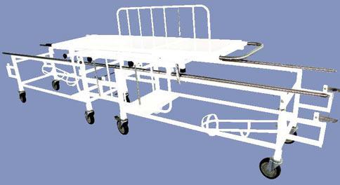 Mild Steel Transfer Trolley, Color : White