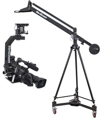 SS Motorized Camera Tripod, Color : Black