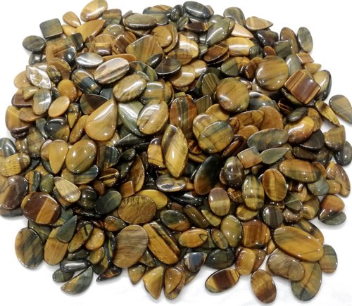 Tiger Eye Stone For Ring, Size : 10-15mm, 15-20mm