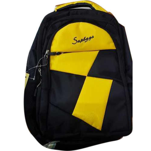 Black & Yellow School Bag
