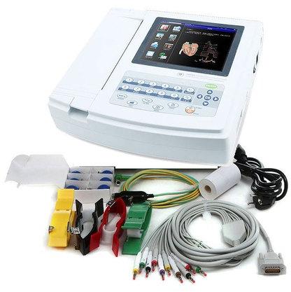 Electric 5-10kg 12 Channel ECG Machine, Certificate : ISO 9001:2008