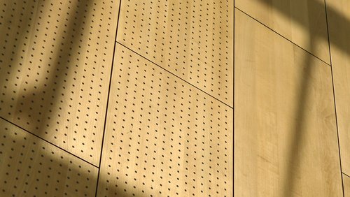 MDF Perforated Acoustic Panels, for Sound Absorbers