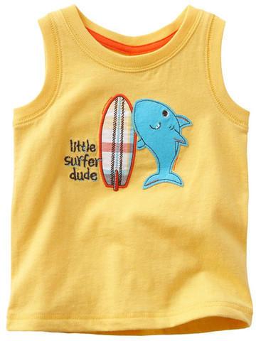 Kids Sleeveless T-Shirt, Occasion : Casual Wear