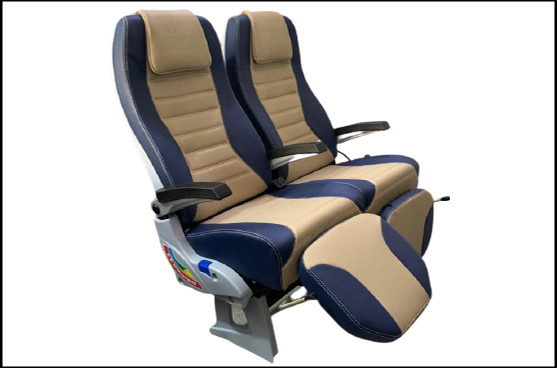 Fabric Pu Foam SB Futura Seats, Feature : Comfortable, Fine Finished, Robust Design