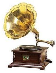 Wood Antique Gramophone