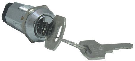 Zinc Alloy (MAZAK) Key Lock Switch, for Door, Drawer, Almirah, Etc, Color : Silver