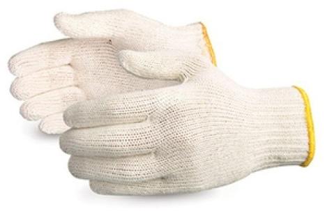Plain Cotton Knitted Gloves