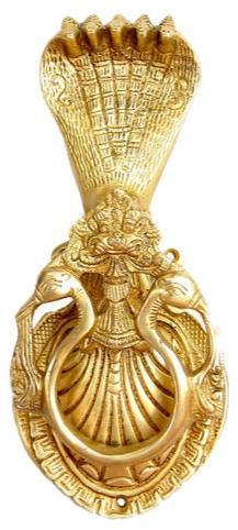 Brass Sheshnag Door Handle